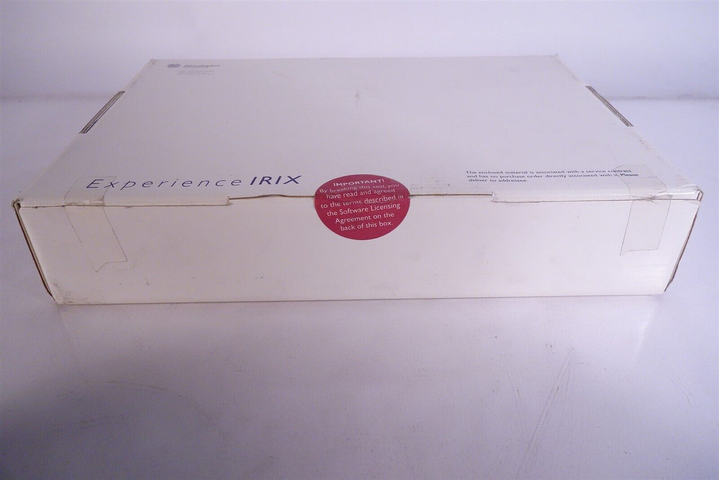 SGI Silicon Graphics IRIX Sealed Software Update 