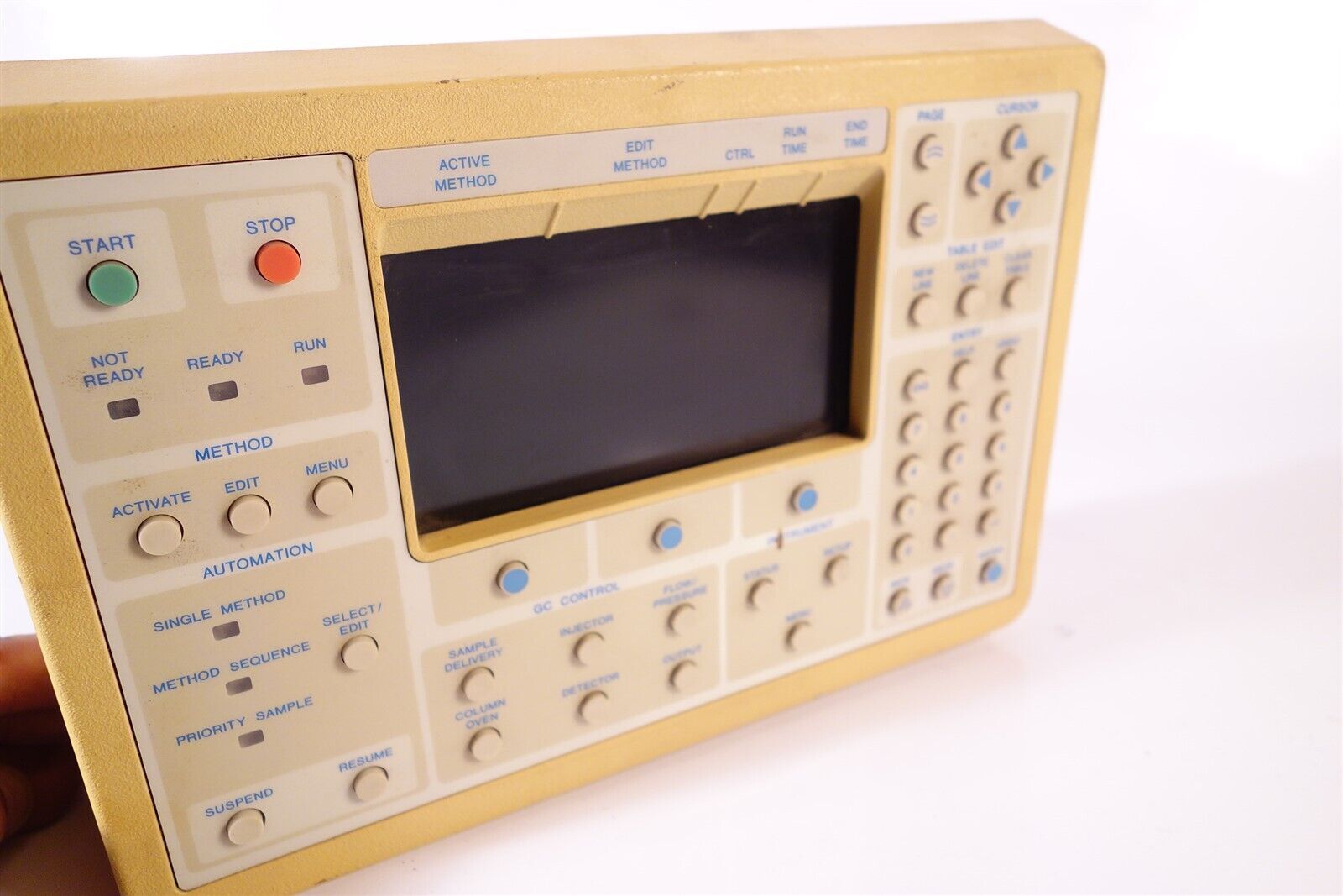Varian CP-3800 Gas Chromatograph Display Screen / Front Panel