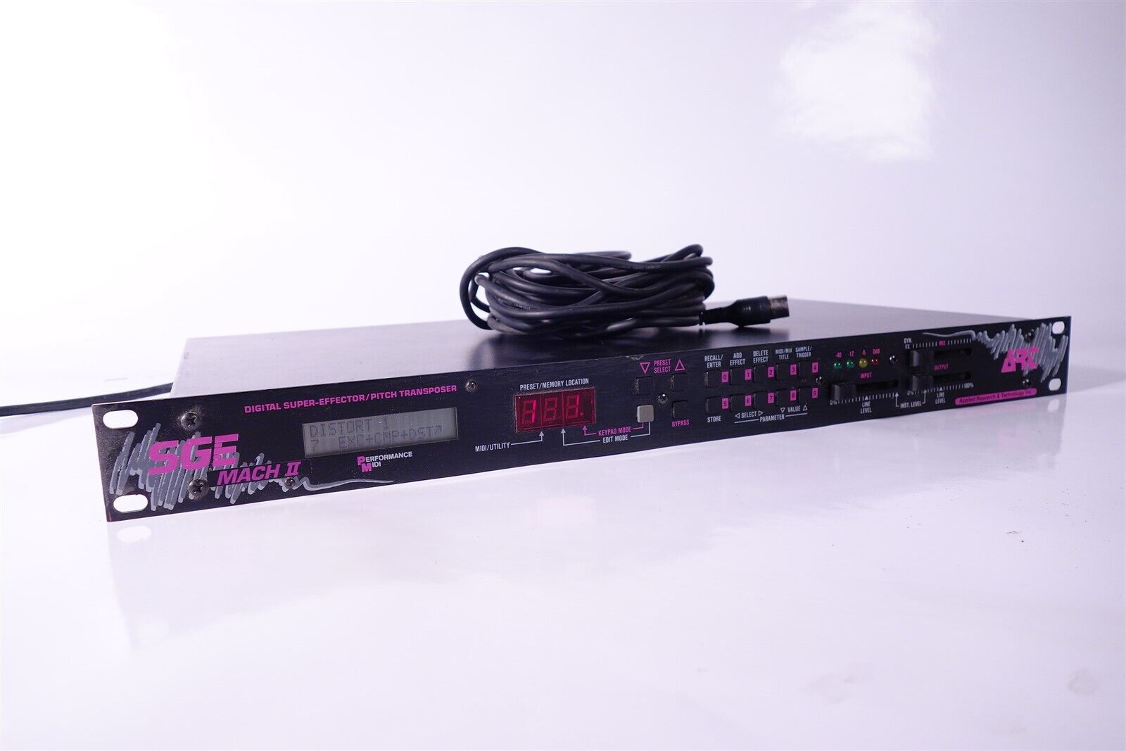 ART SGE Mach II Digital Super Effector Pitch Transposer Sampler 