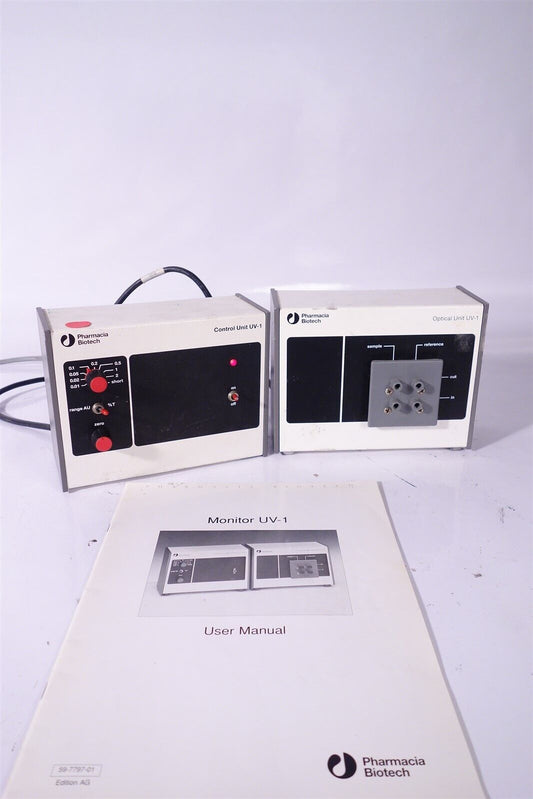 Pharmacia FPLC UV-1 Control Unit / Optical Unit. + manual 