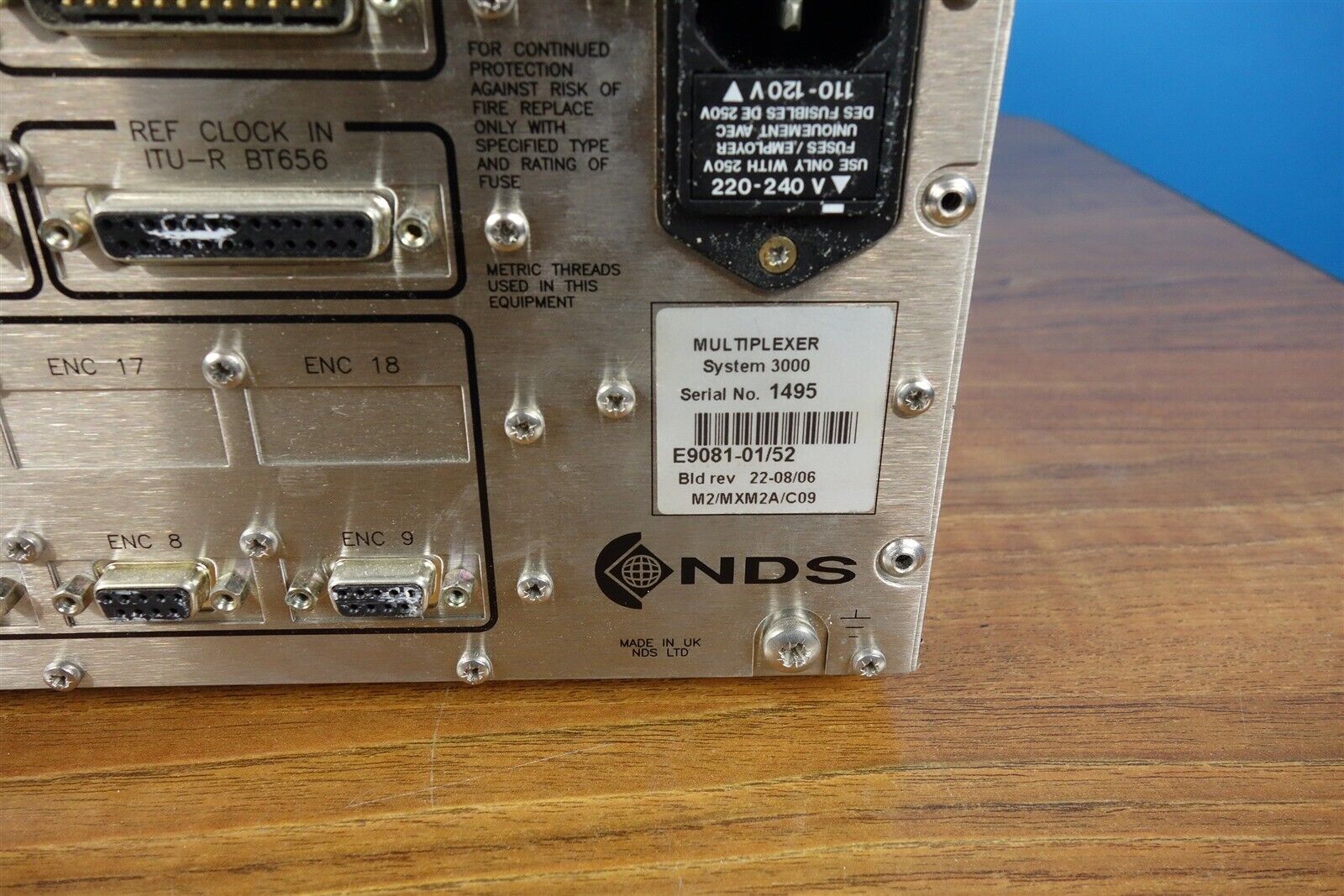 NDS System 3000 Multiplexer - Broadcast Equipment