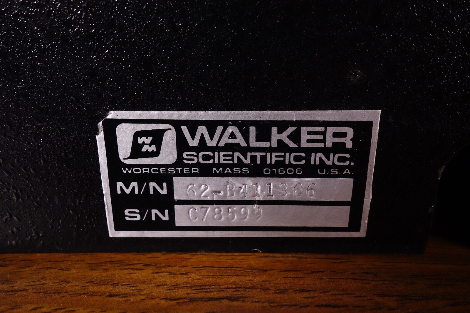 Walker Scientific Magnetic Block Chuck Model 62-B411366