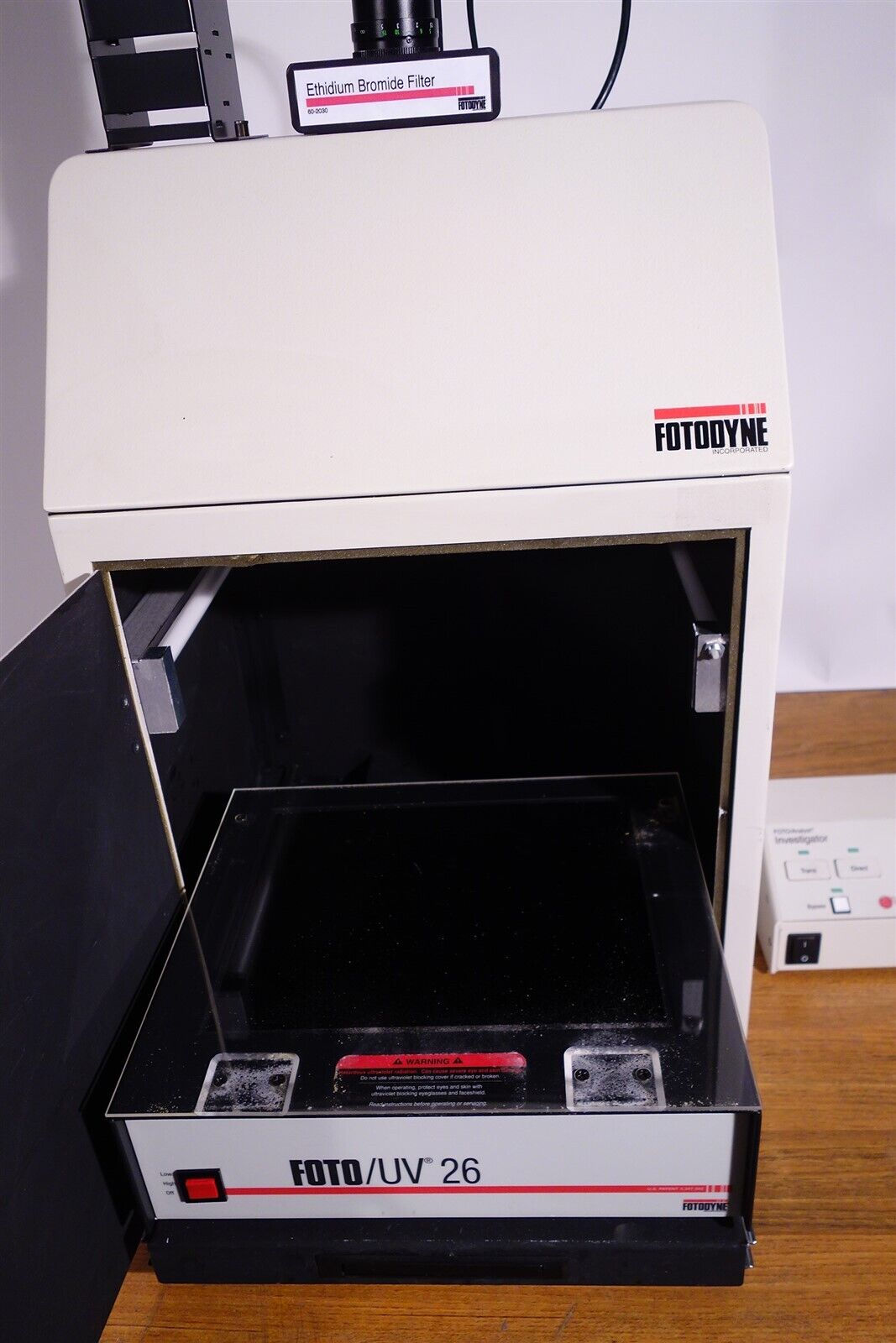 FOTODYNE 60-2105 Gel Imaging System Scion CFW-1308M + Filters / Illuminator