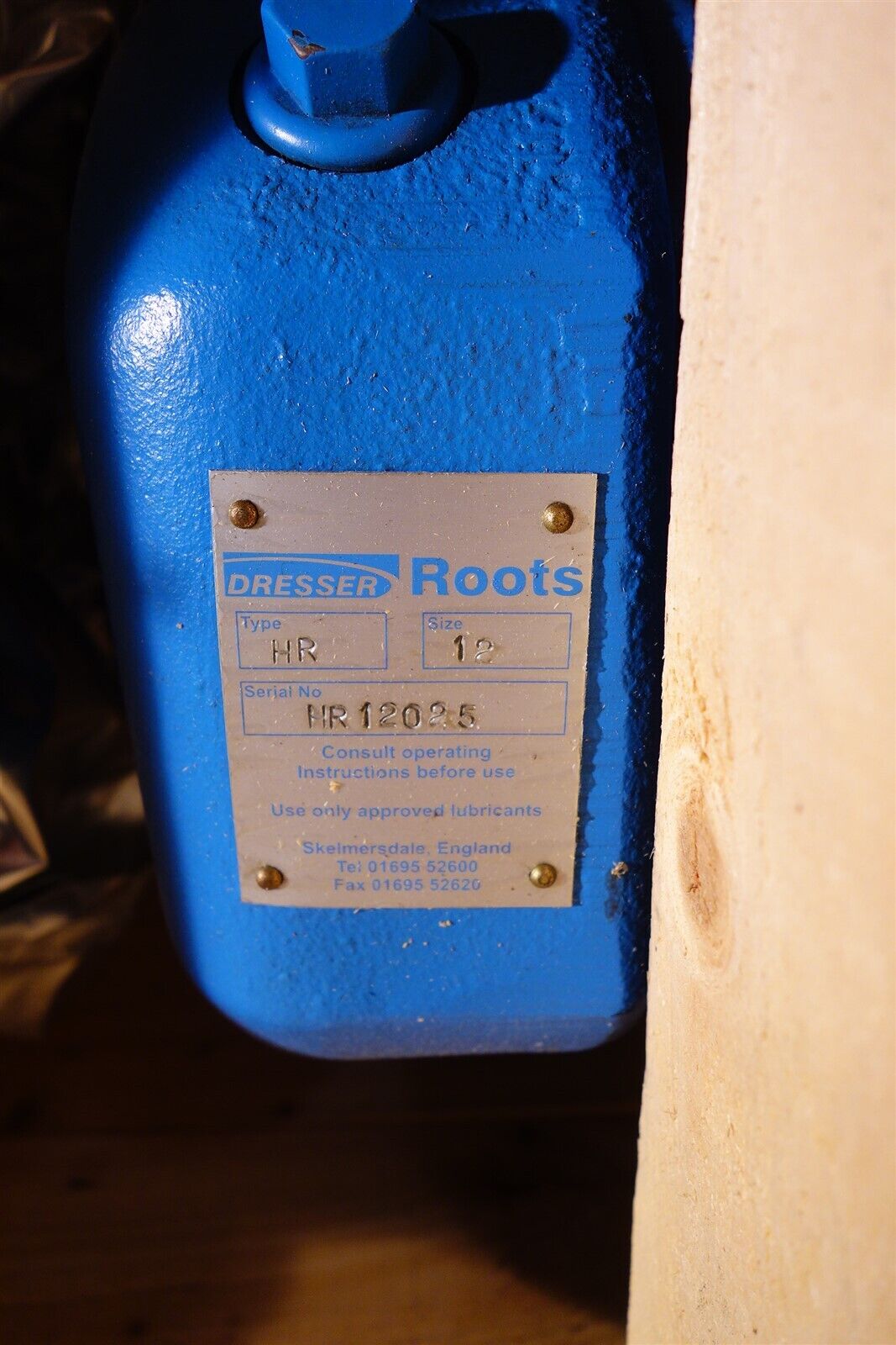 Dresser Roots Type HR Size 12 HR12 NEW IN CRATE 