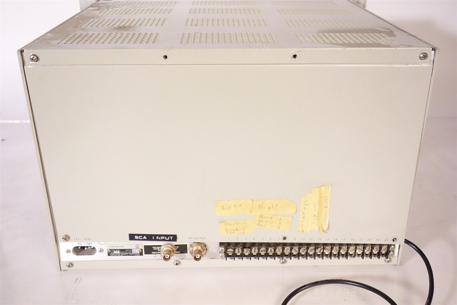 Collins 310Z-1 310Z-2 Z-2 Card Installed  Broadcast Radio FM Exciter