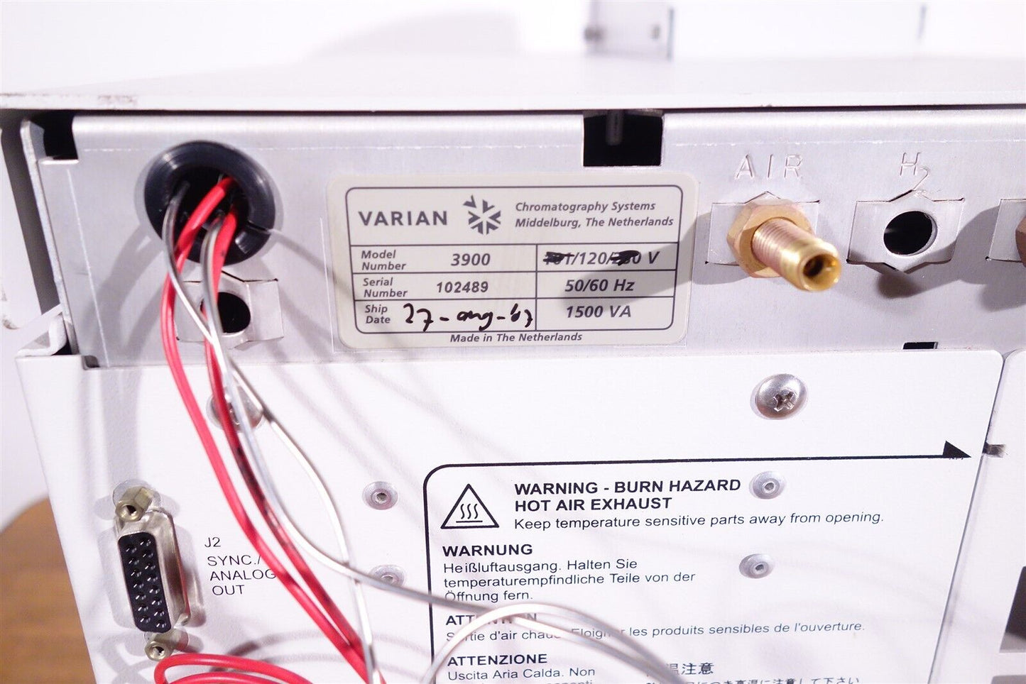  Varian 3900 Gas Chromatograph 