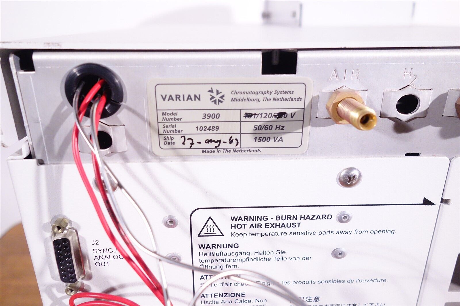  Varian 3900 Gas Chromatograph 