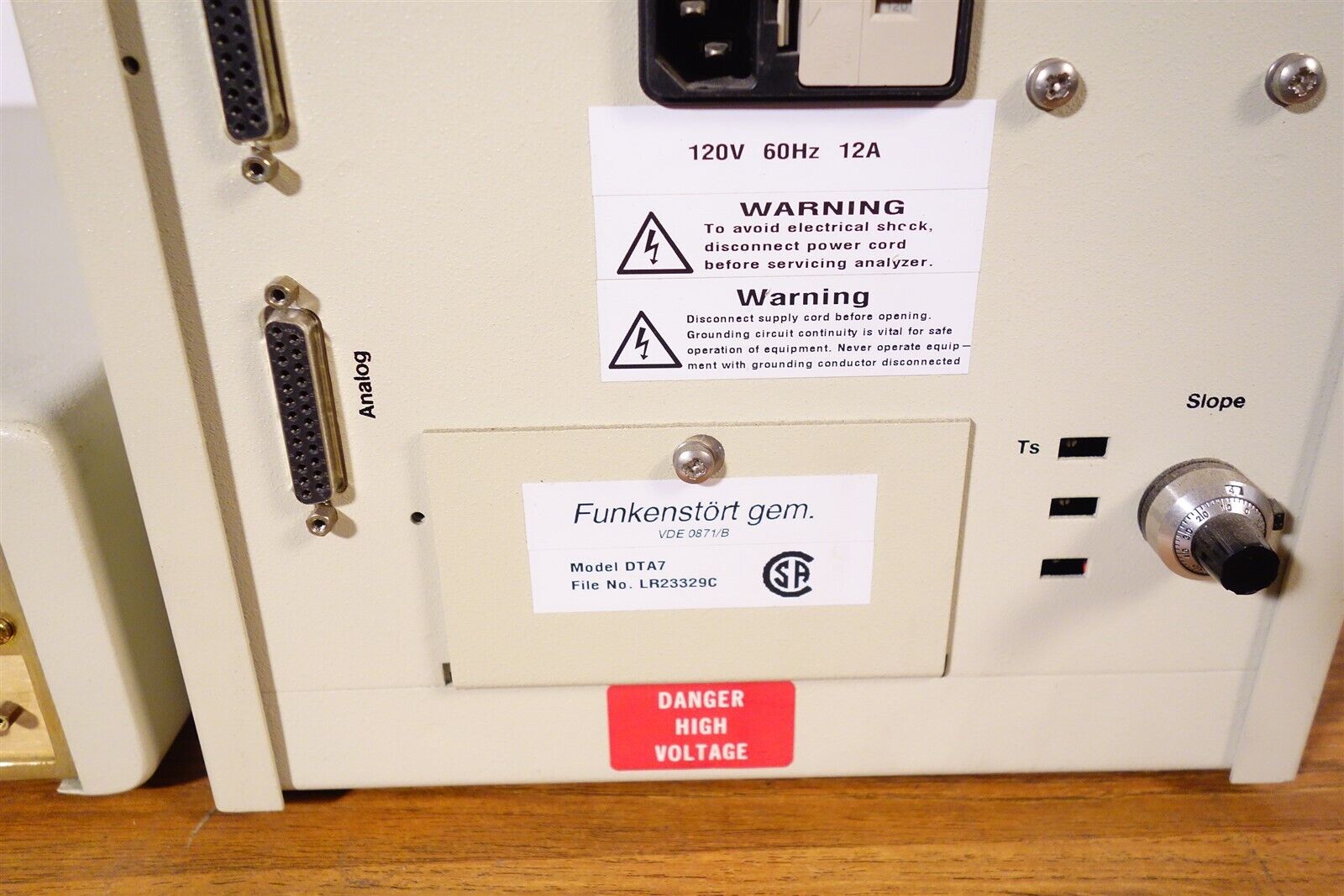 Perkin Elmer DTA7 Differential Thermal Analyzer + TAC7 Controller 