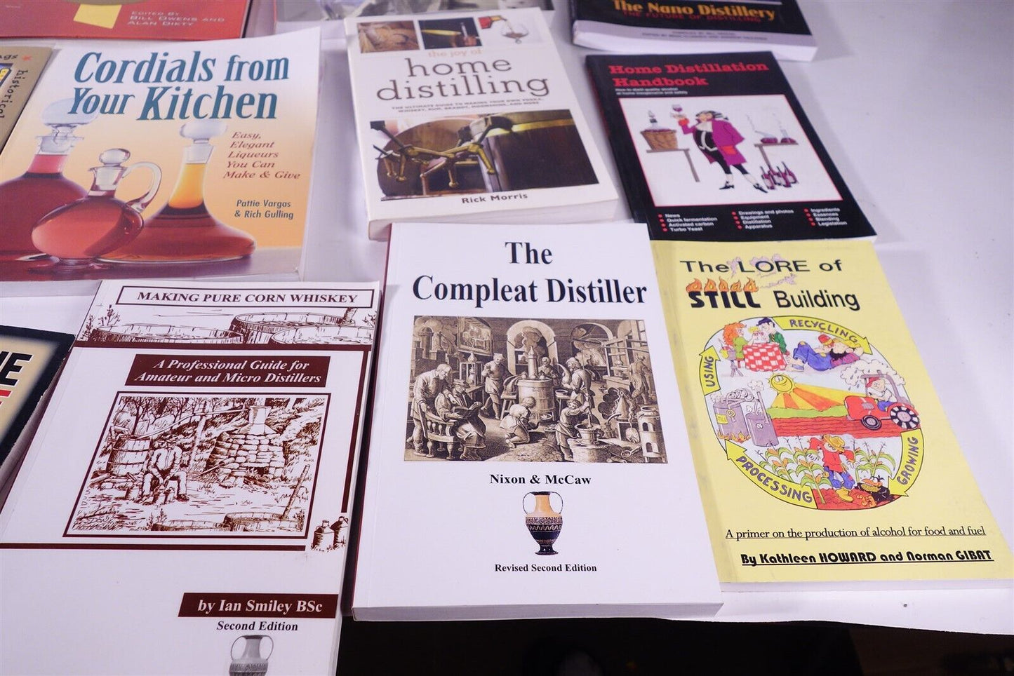 Large Lot of Moonshine / Distilling Books Nano Distillery Operations 
