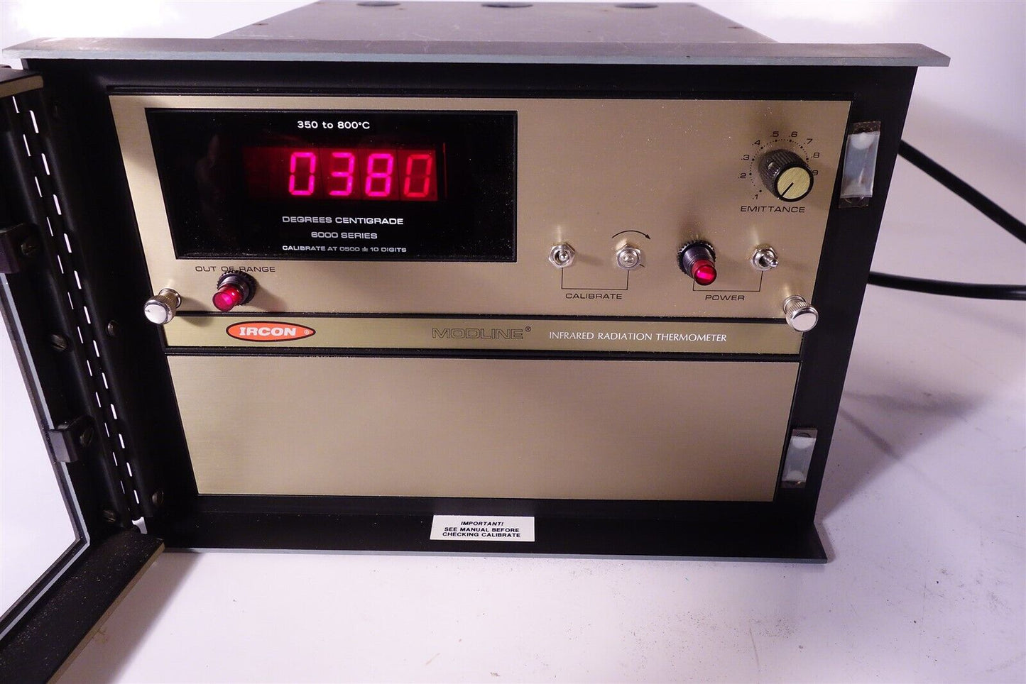 Ircon Infrared Thermometers Modline 6-08C15 Tested Working 