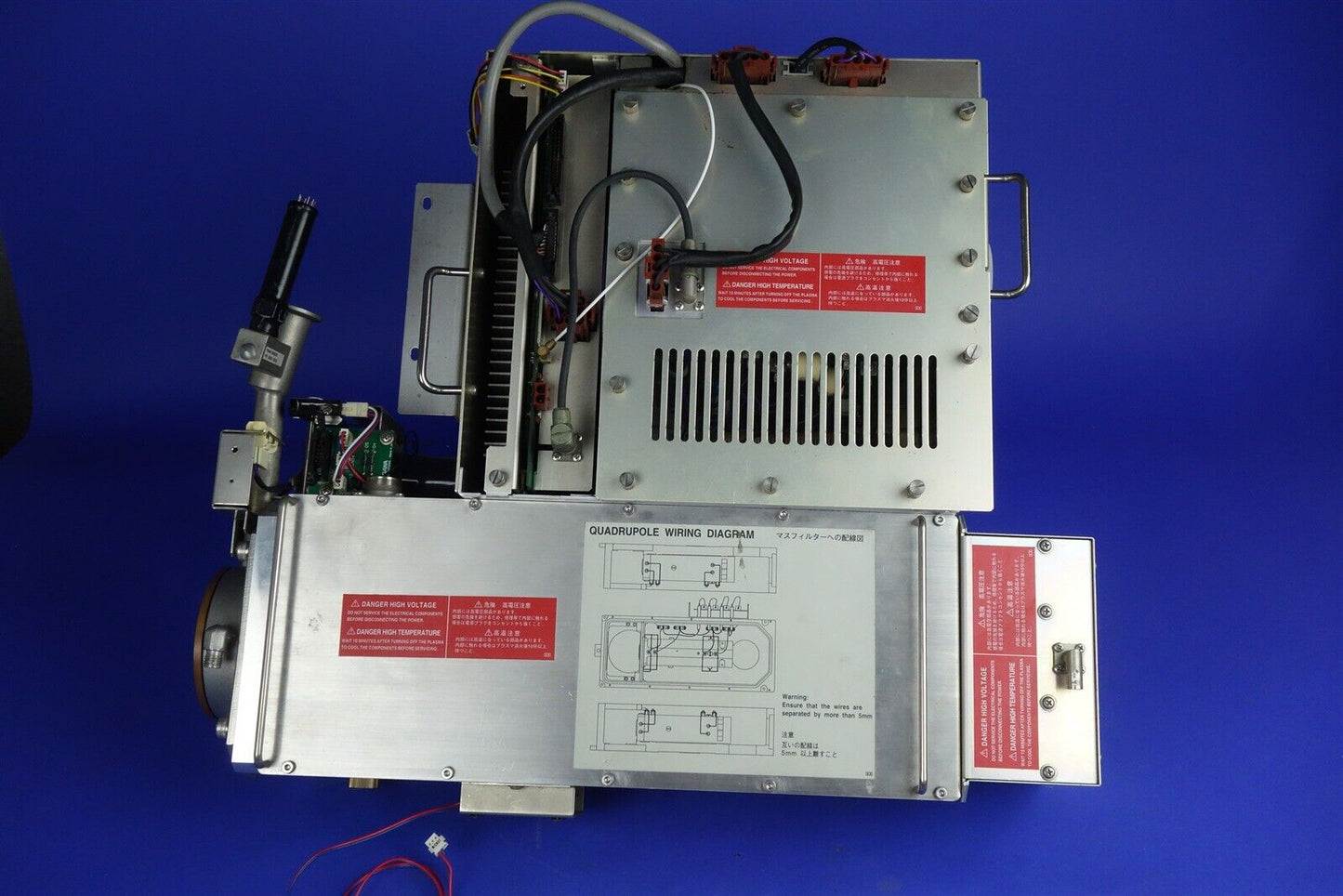 HP Agilent 4500 ICP-MS Quadrupole & High Voltage Power Supply Section 
