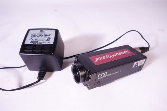  Sony / Sensor Physics XC-77 CCD Industrial Camera + Power Supply 