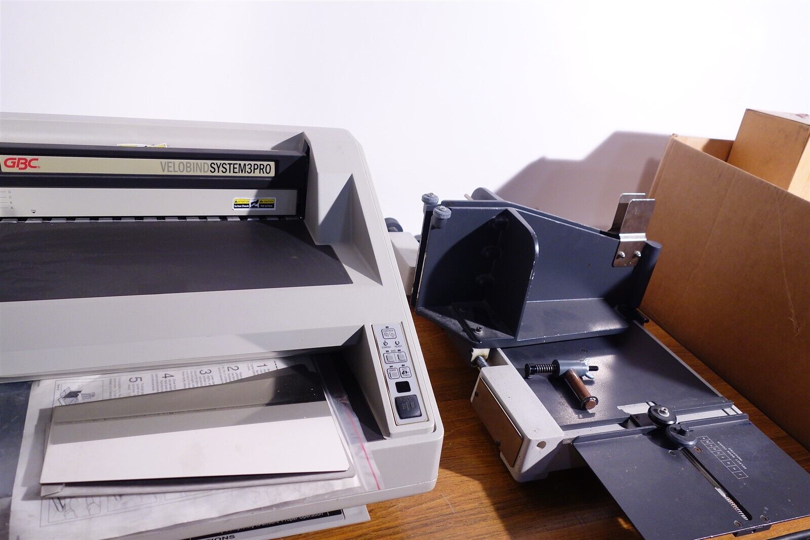 GBC Velobind System 3 Pro + Accessories + Large Lot Spines 