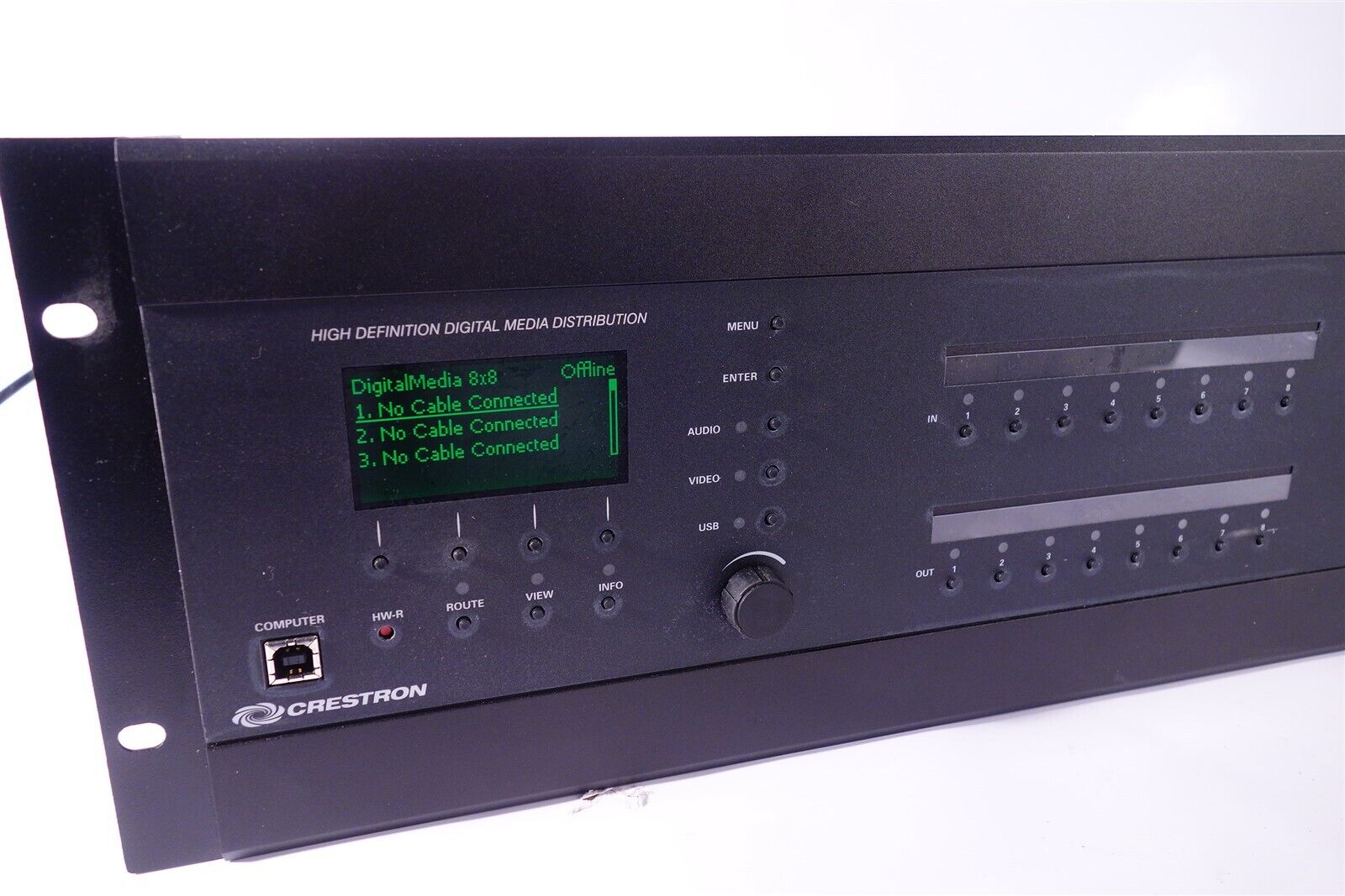 Crestron DM-MD8x8 Switcher with 4 DMC-4K-C-DSP + DMC-4K-CO-H DMC-HDO 