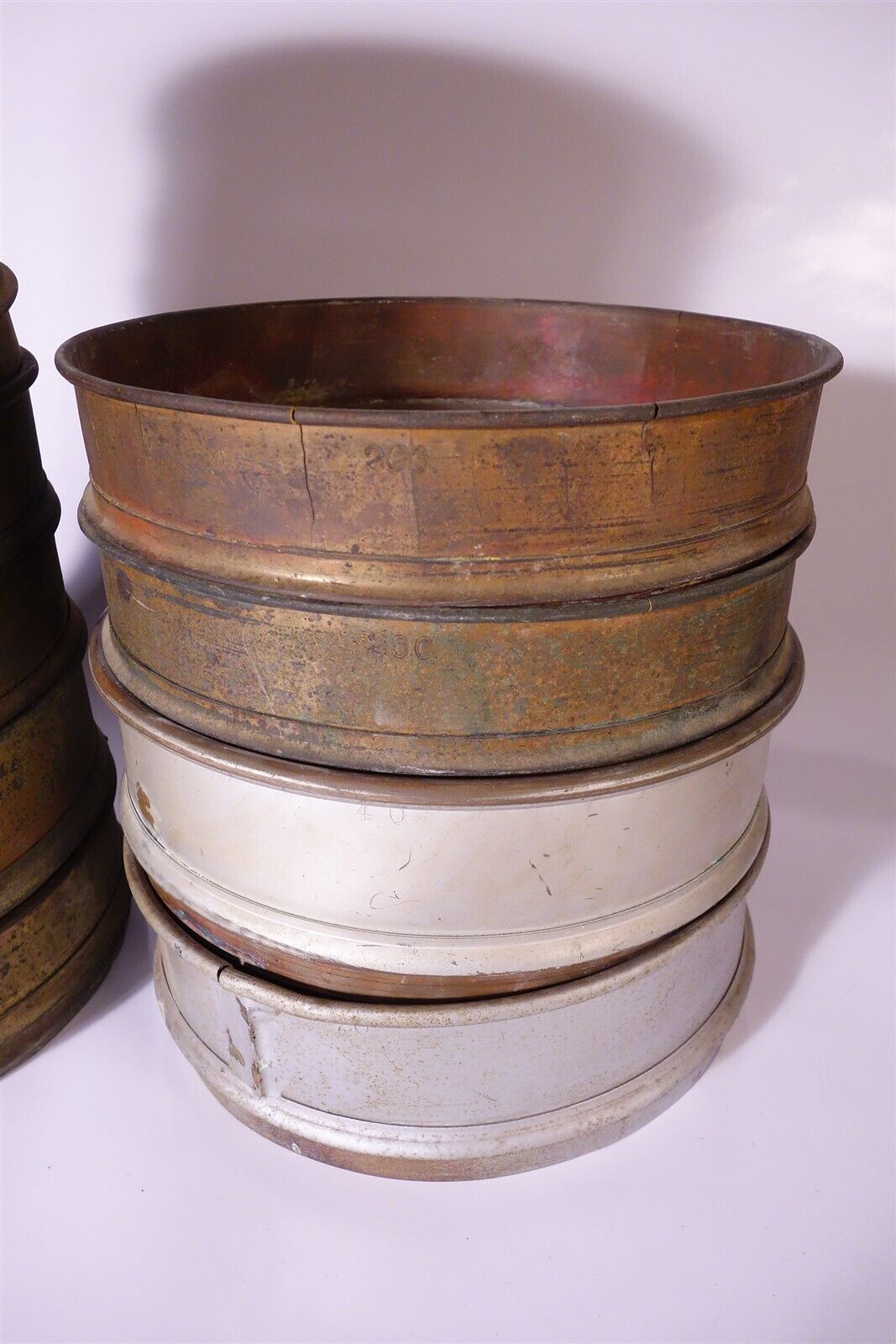 Large Lot of US Standard Sieves / Brass / Different Sizes 