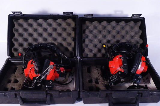 Lot of 2 Earmark Headsets F6G4JR Frequency 23/23 HTRD-3 