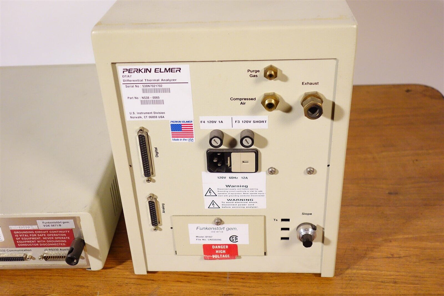 Perkin Elmer DTA7 Differential Thermal Analyzer + TAC7 Controller 