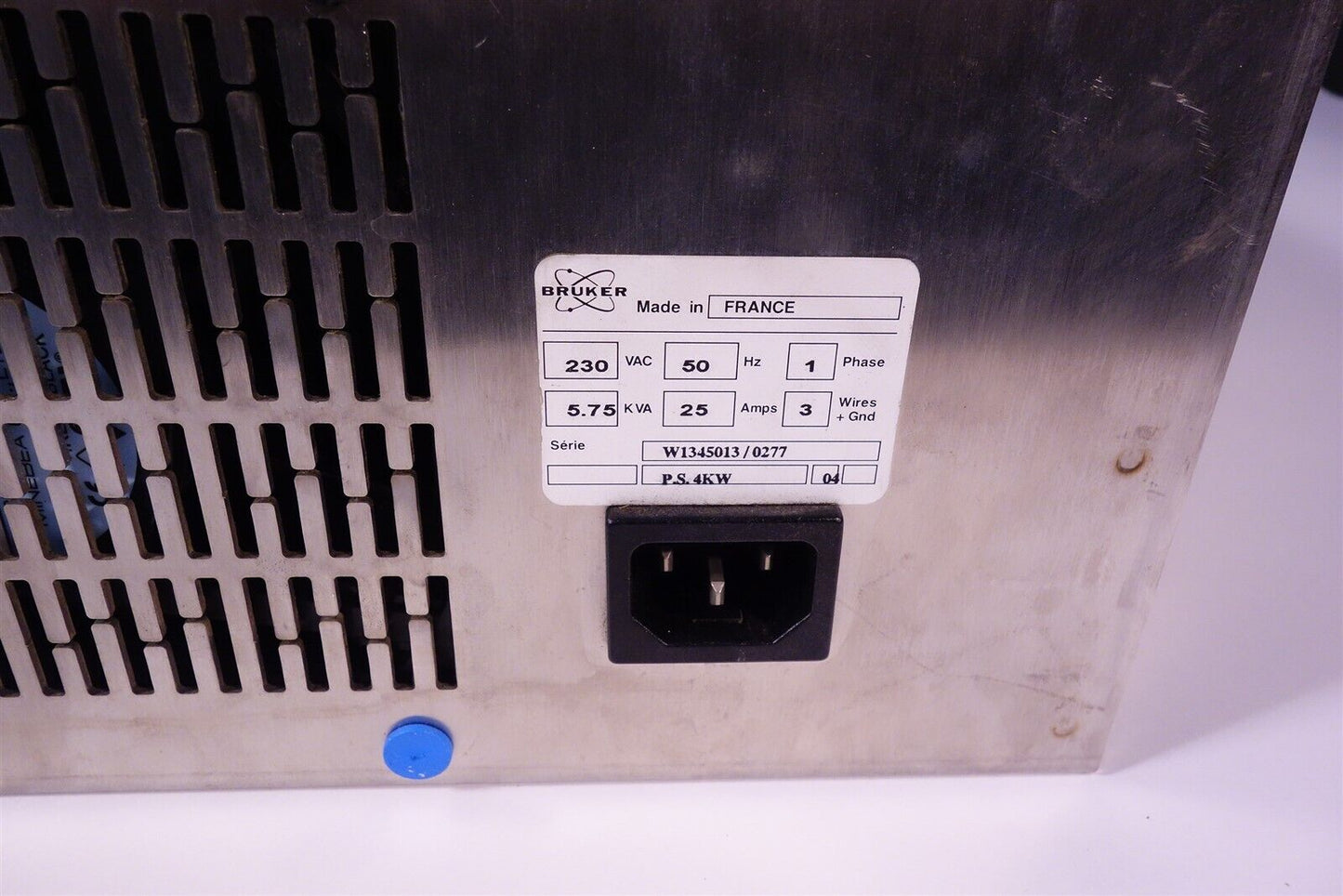 Bruker AV400 4KW Power Supply P.S.4KW P.S. 4KW