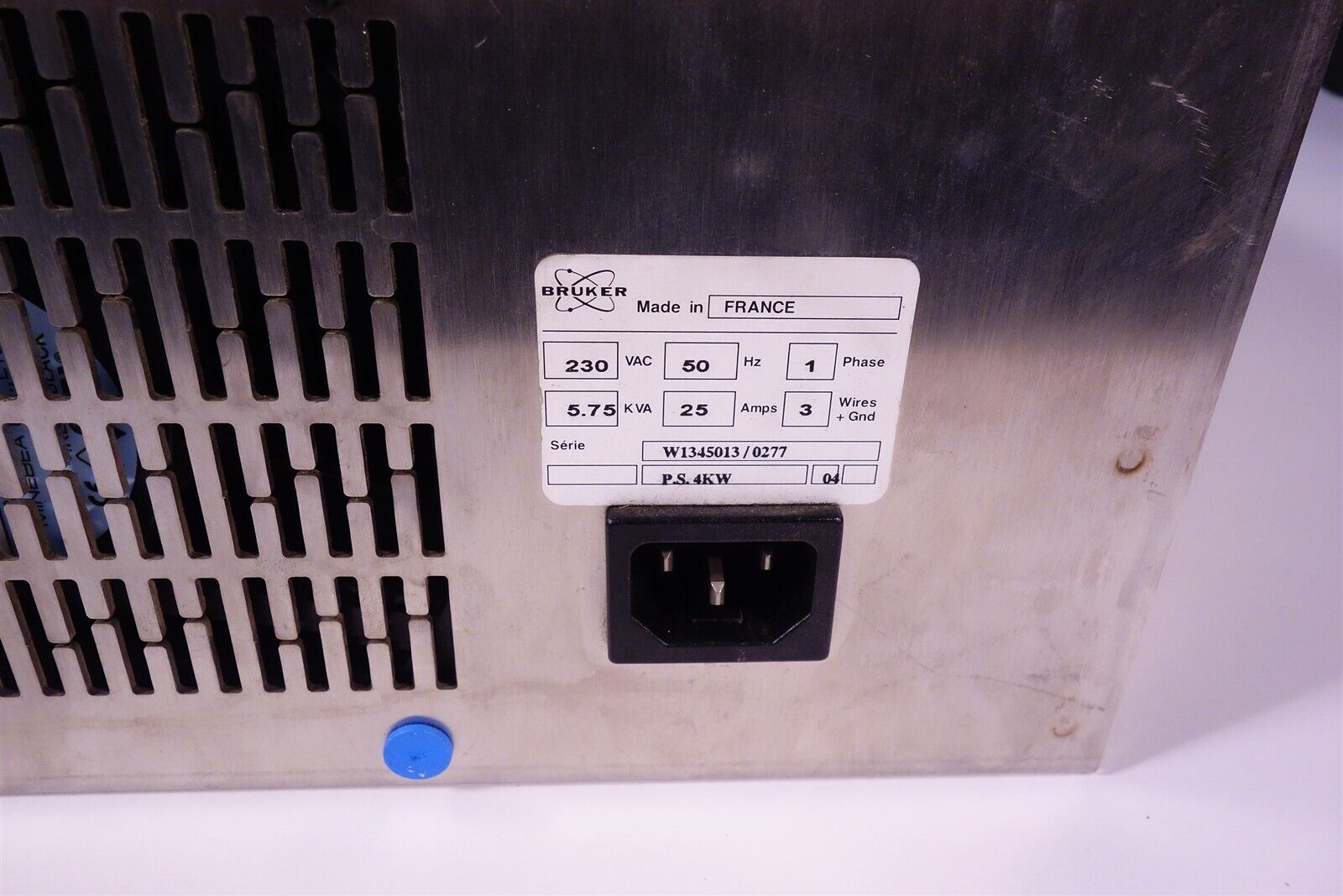 Bruker AV400 4KW Power Supply P.S.4KW P.S. 4KW
