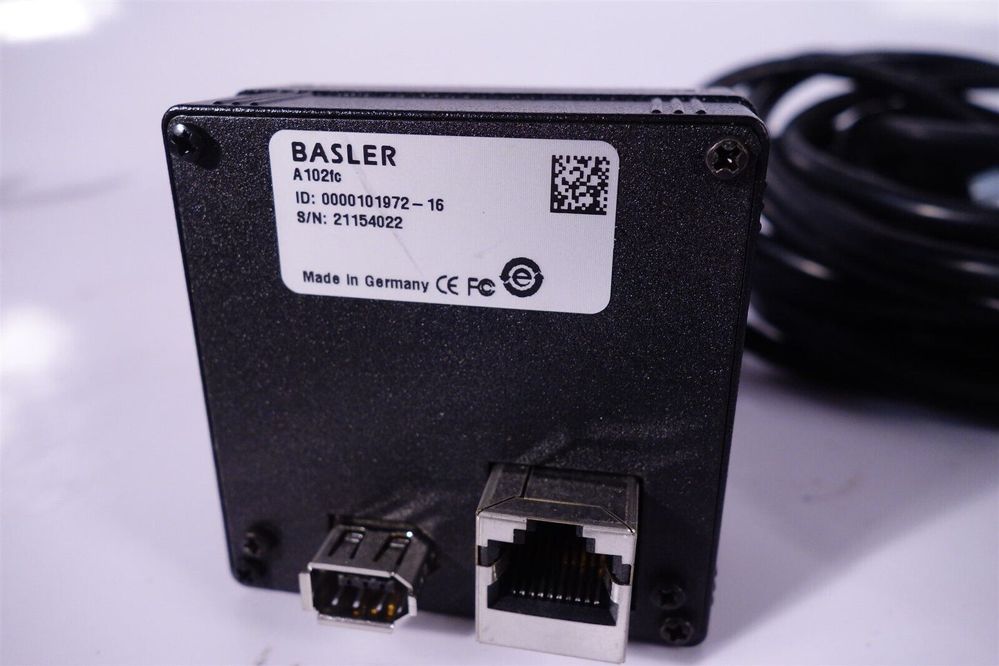 Basler A102fc v2.0-ML c-mount firewire 12-bit 15fps Camera Fujinon 16mm Lens 