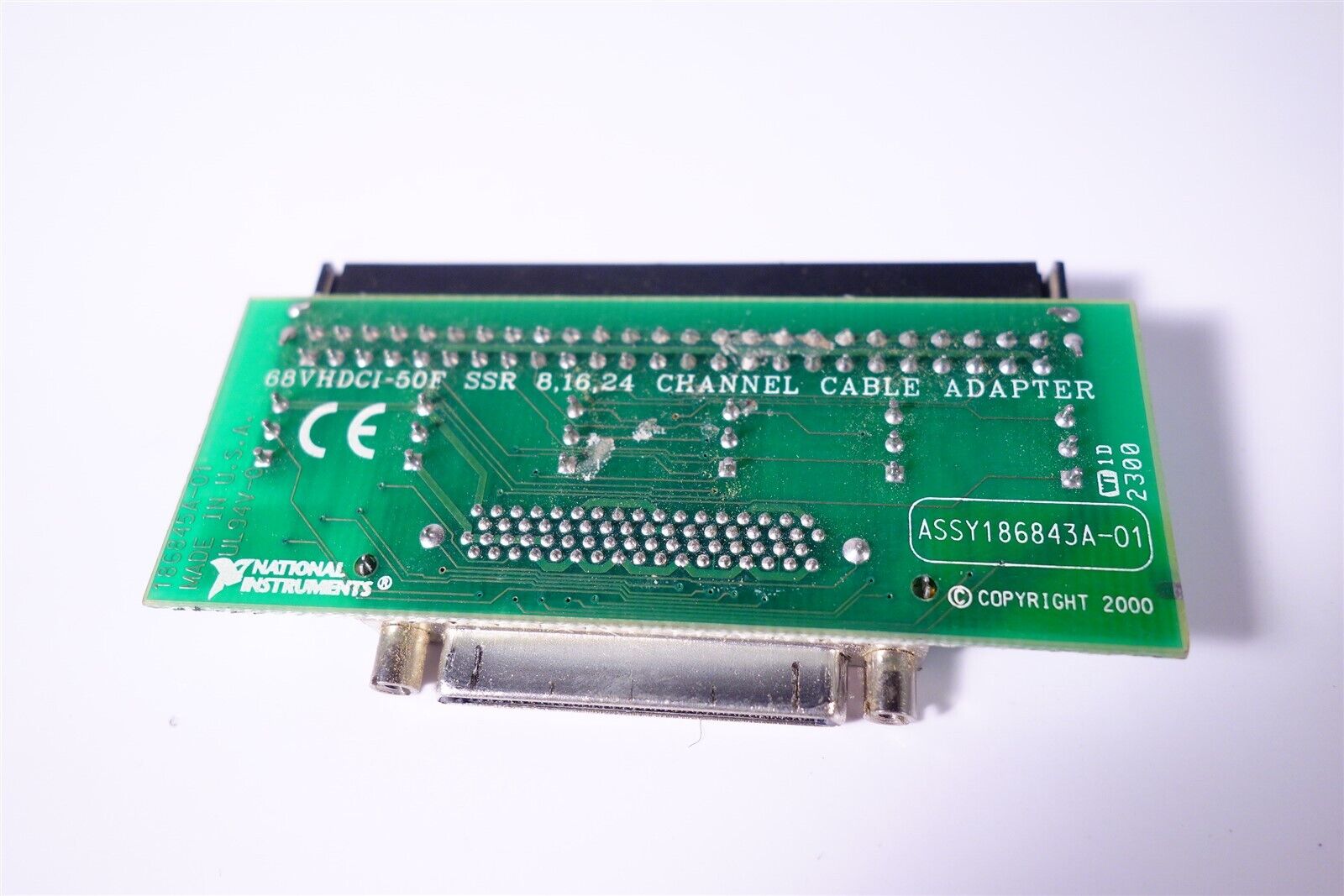 National Instruments 68VHDCI-50F SSR 8 ,16, 25 Channel Cable Adapter 