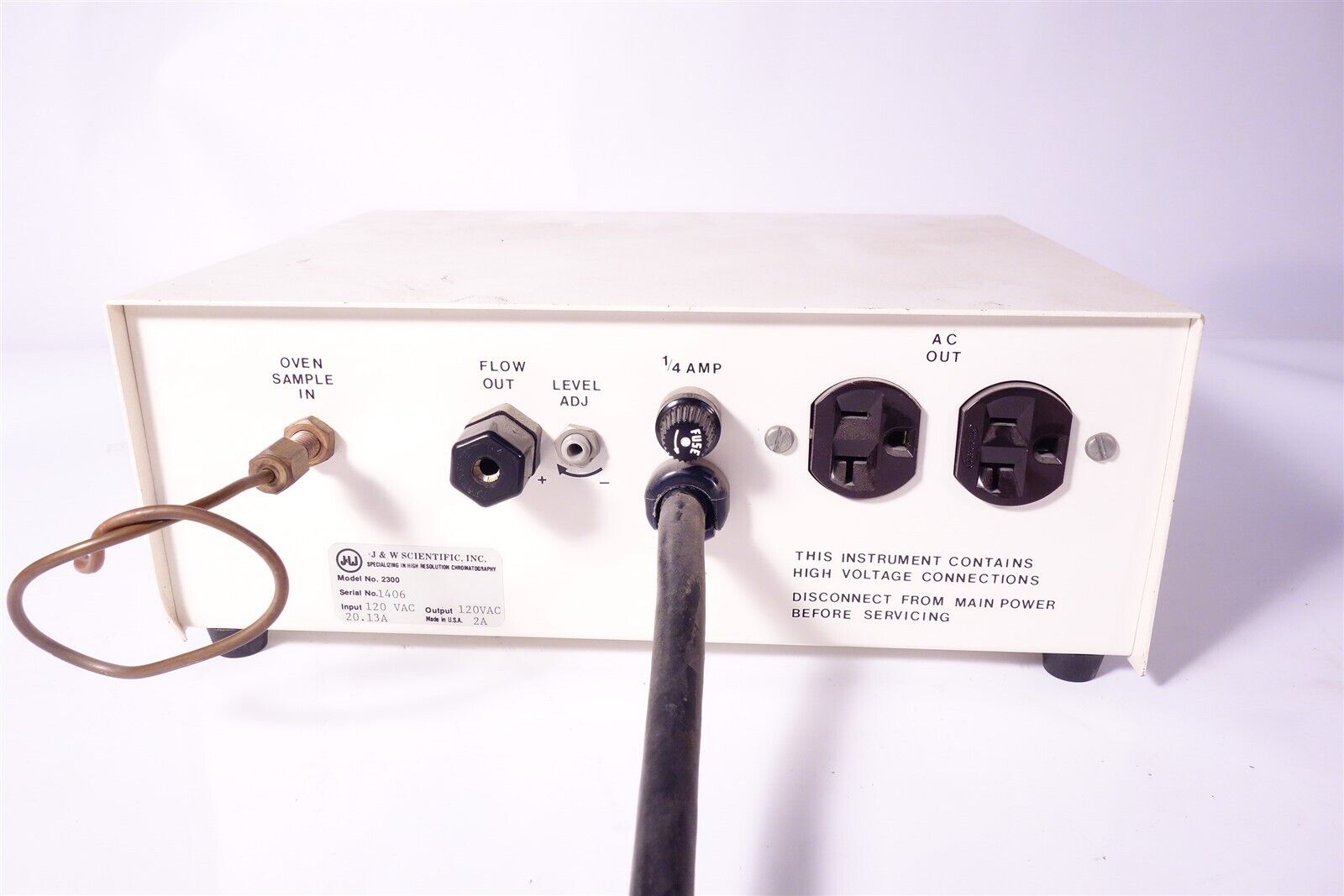 J&W Scientific 2300 G.C.Protector for Gas Chromatograph