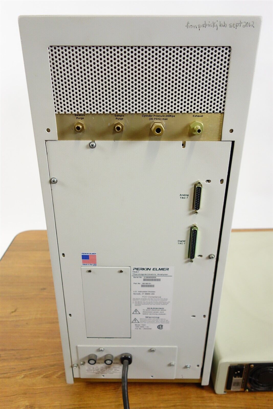 Perkin Elmer TGA 7 Thermogravimetric Analyzer with TAC 7/DX Controller