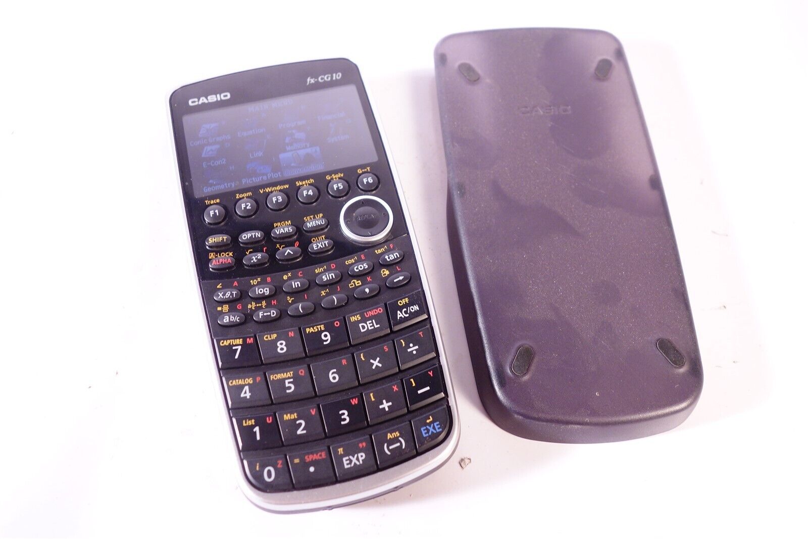 Casio fx-CG10 Color Graphing Calculator with Cover **TESTED & WORKING**