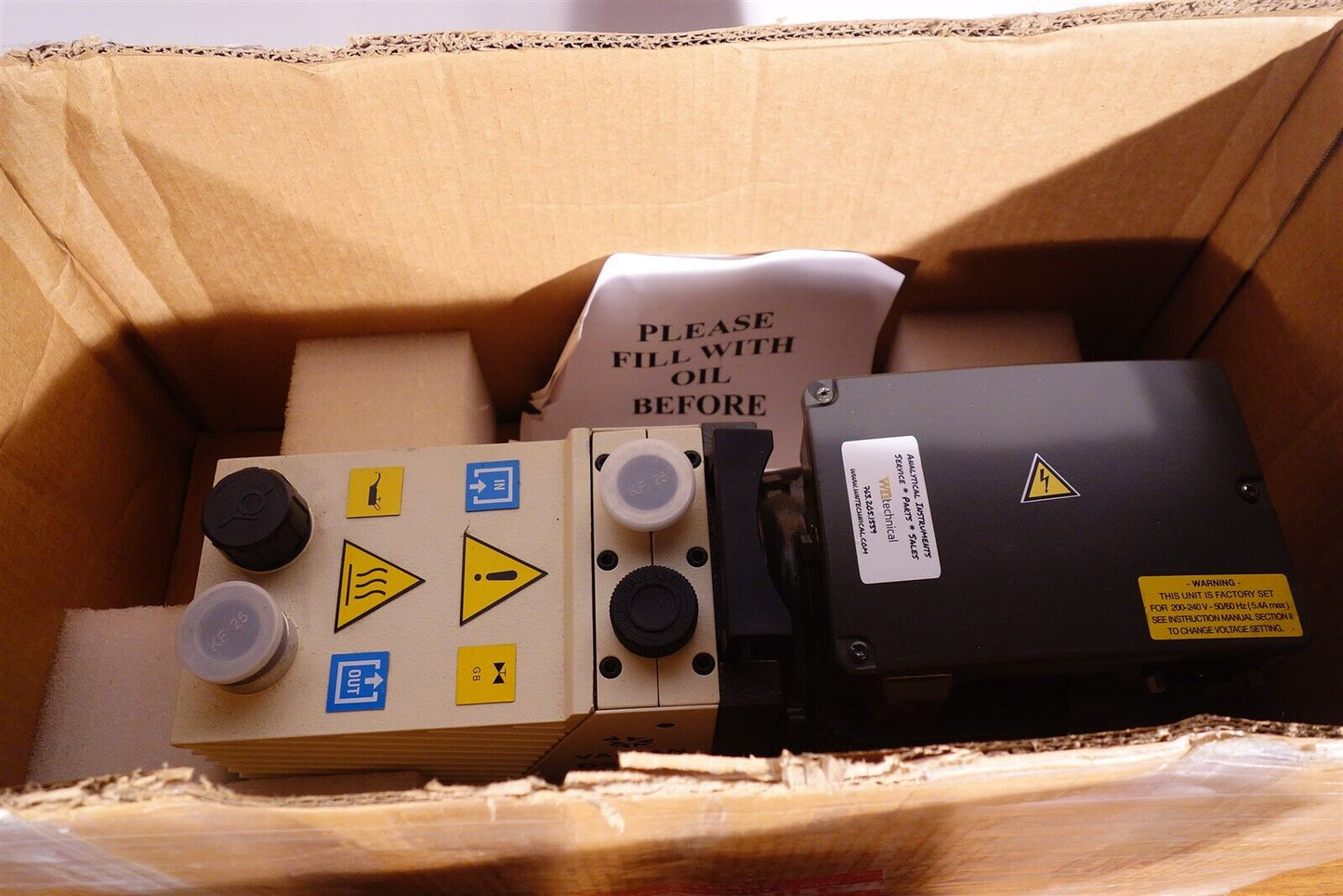 NEW / Rebuilt Varian DS302 Rotary Vacuum Pump