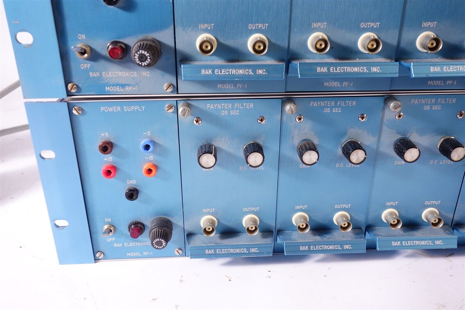 Bak Electronics RP-1 Rackmount Power Supplies + Paynter Filters 