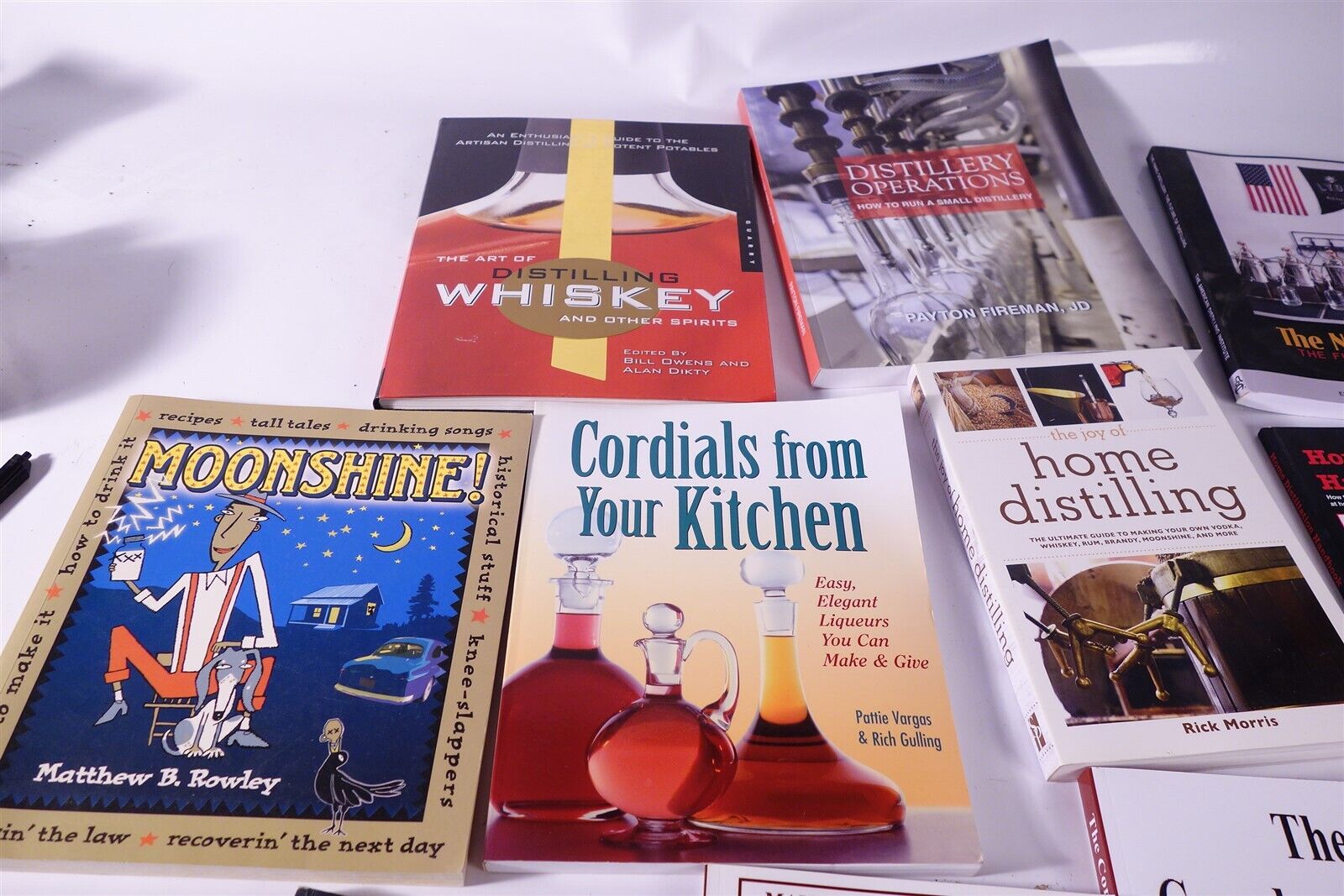 Large Lot of Moonshine / Distilling Books Nano Distillery Operations 