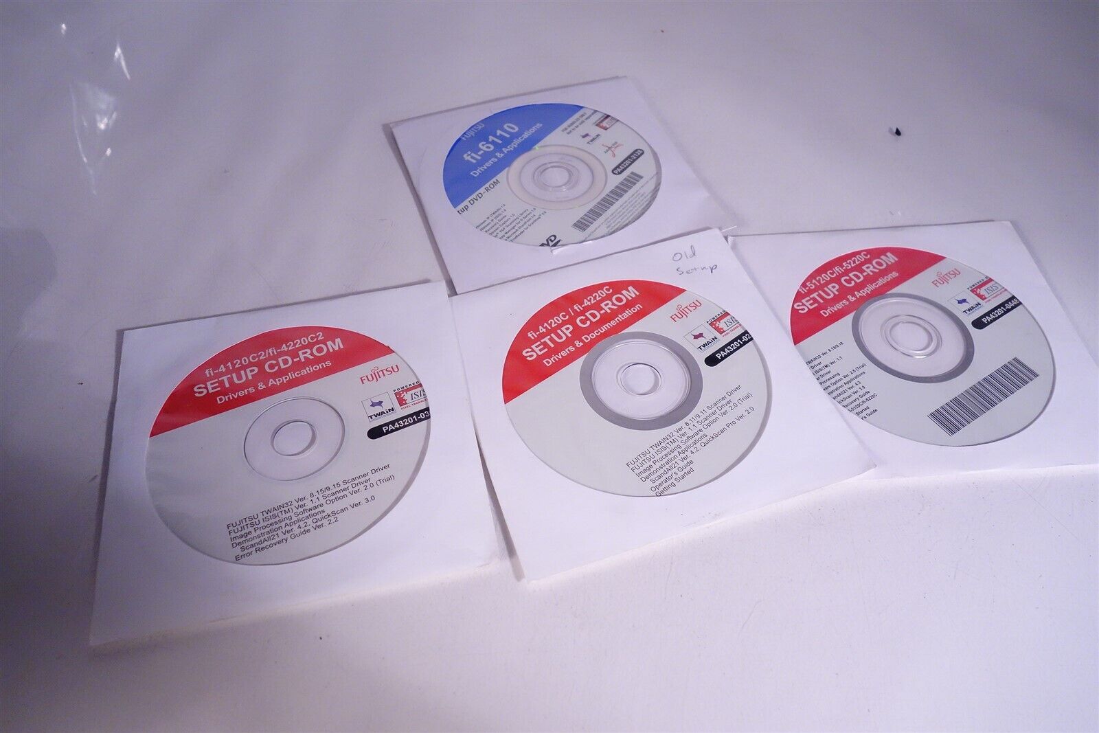 Fujitsu fi-6110/fi-4120C2 & fi-4220C2 Scanner software