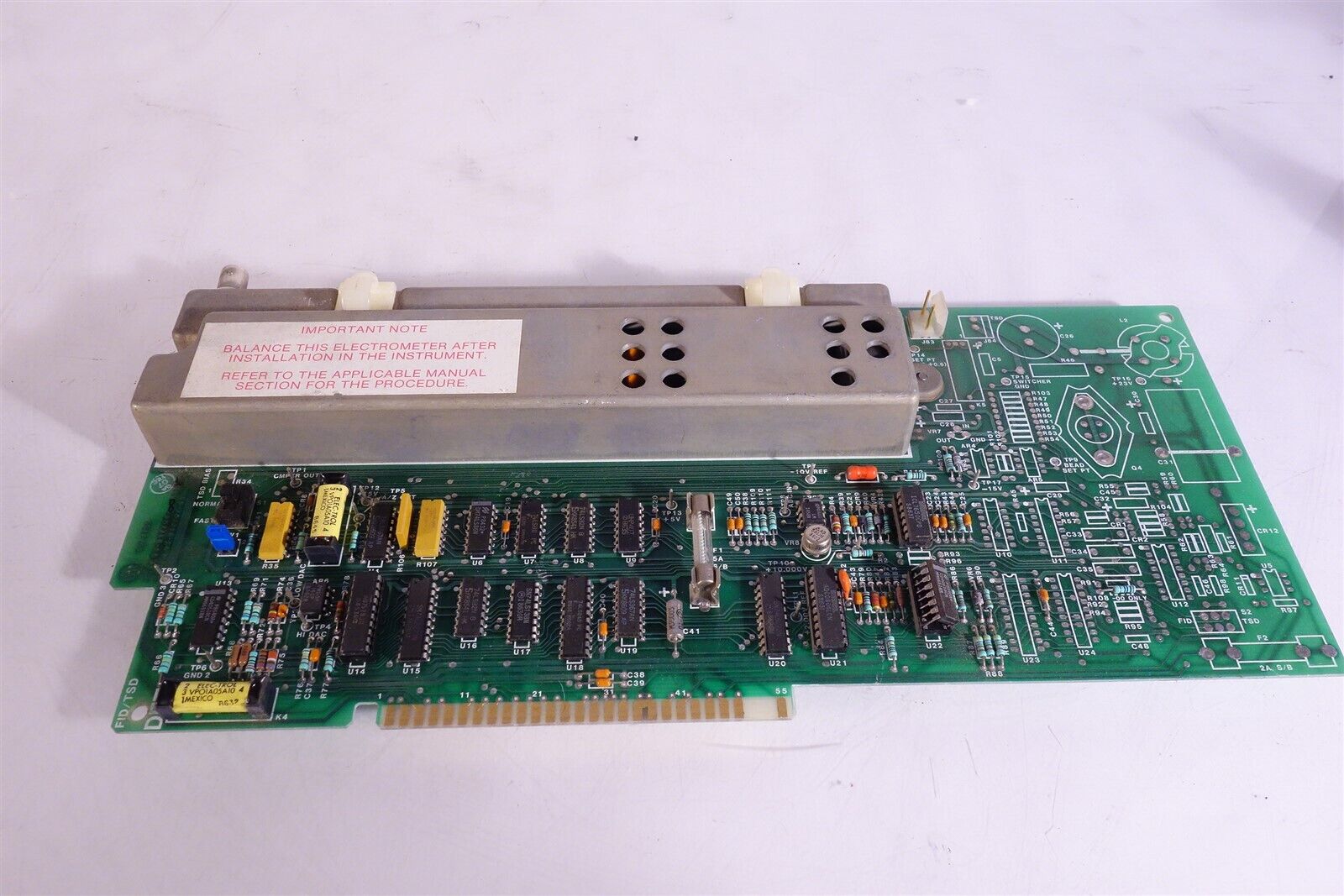 VARIAN 3400 GAS CHROMATOGRAPH SERIAL INTERFACE PCB 03-917742 