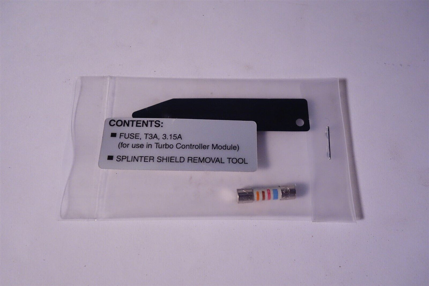 Varian Vacuum Technologies Turbo Pump Splinter Shield Removal Tool + T3A Fuse 