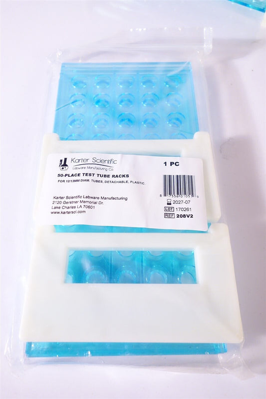 New Karter 50-plate Test Tube Rack for 12/13mm diameter tubes