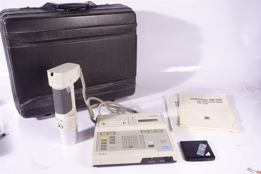 Minolta CR-300 Chroma Meter with DP-301 Data Processor + Accessories