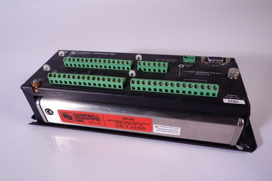 Campbell Scientific CR10X + Wiring Panel