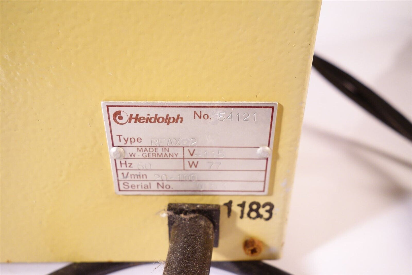 Wheaton Heidolph reax-2 Test Tube / Clinical Rotator 