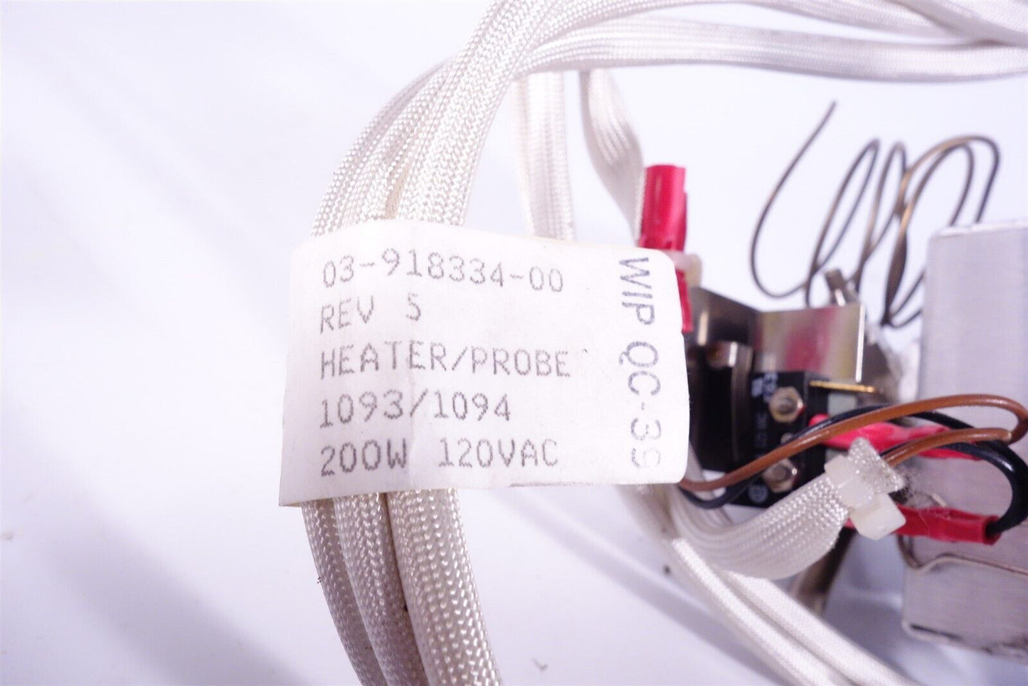 Varian CP-3800 Injector Assembly Rev 5 Heater/Probe WIP QC-39 