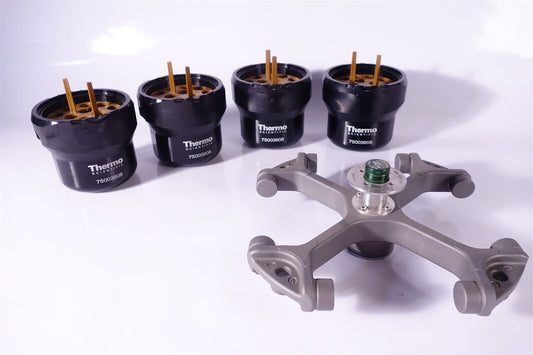 THERMO SCIENTIFIC 75003180 TX-750 ROTOR & 4 x 750 ML SWING ROUND BUCKET 75003608