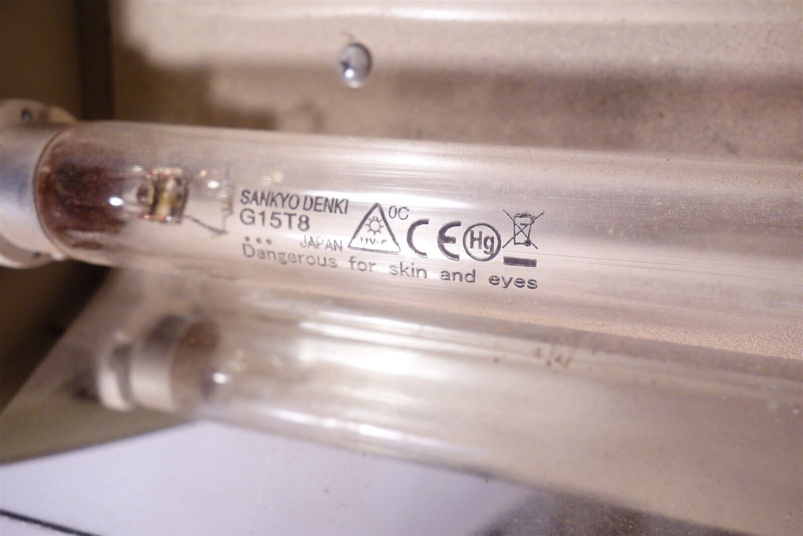 UVP Entela Sankyo Denki G15T8 Germicidal UV Lamp 