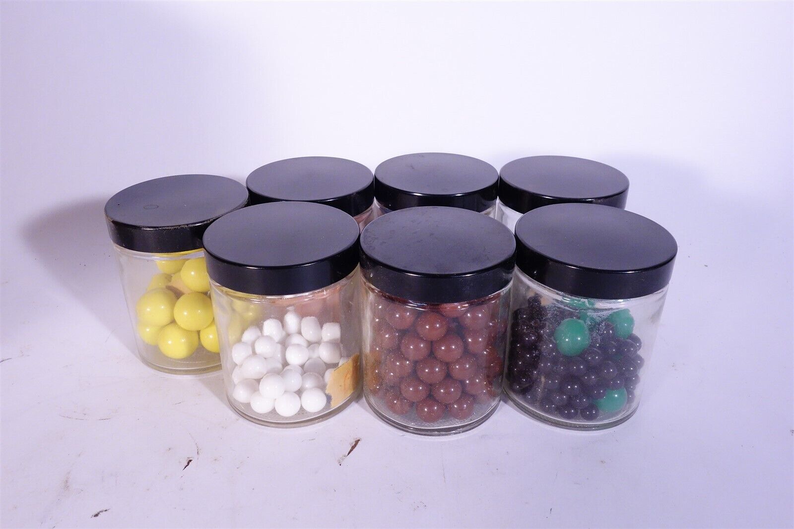 Ron Johnson Steel Engraving Vintage Molecular Models Large Kit Space Filling 