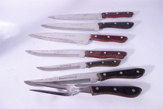Lot of Emperor Steel / Household knives / Japan Vintage 