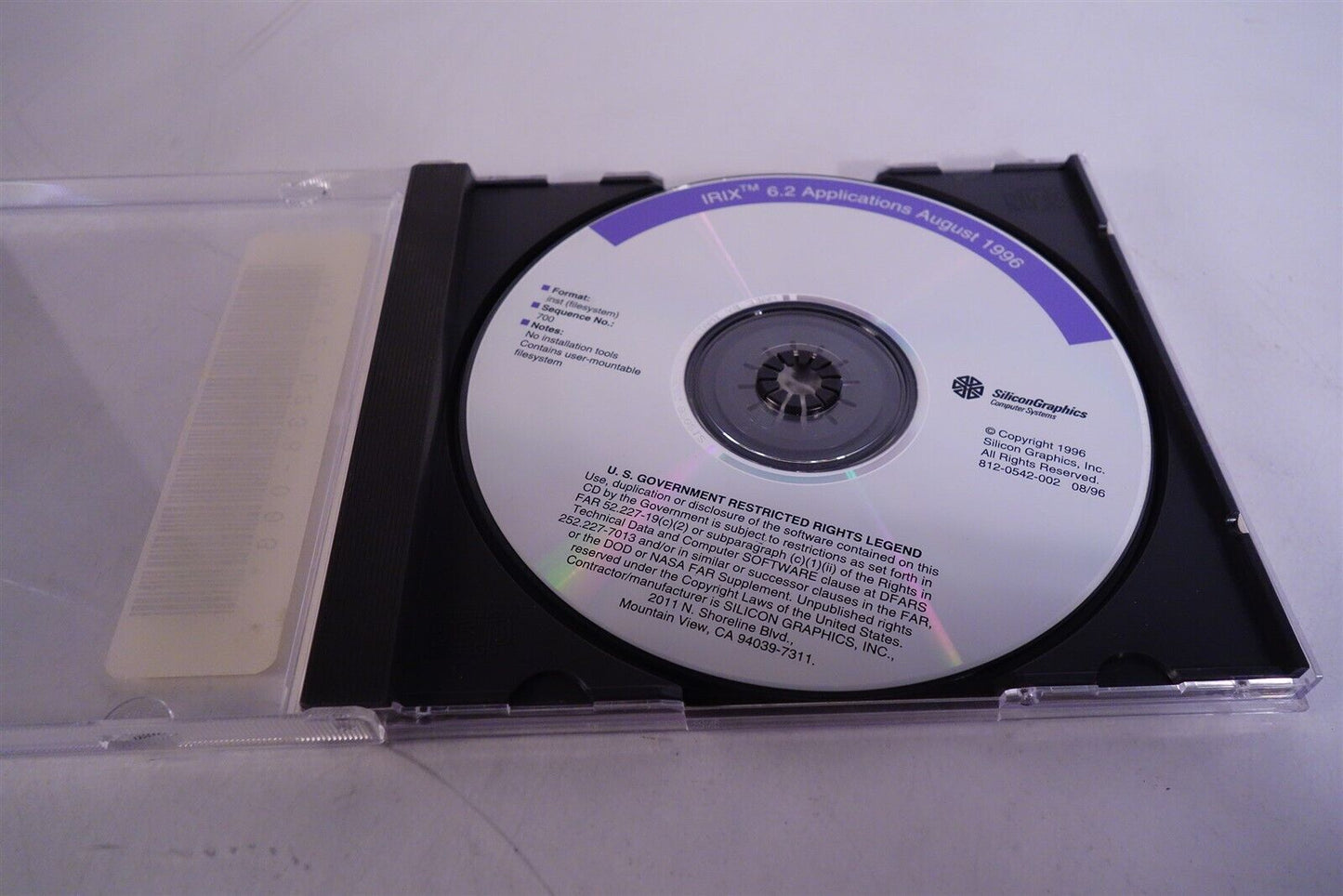 SGI Silicon Graphics IRIX 6.2 Applications 