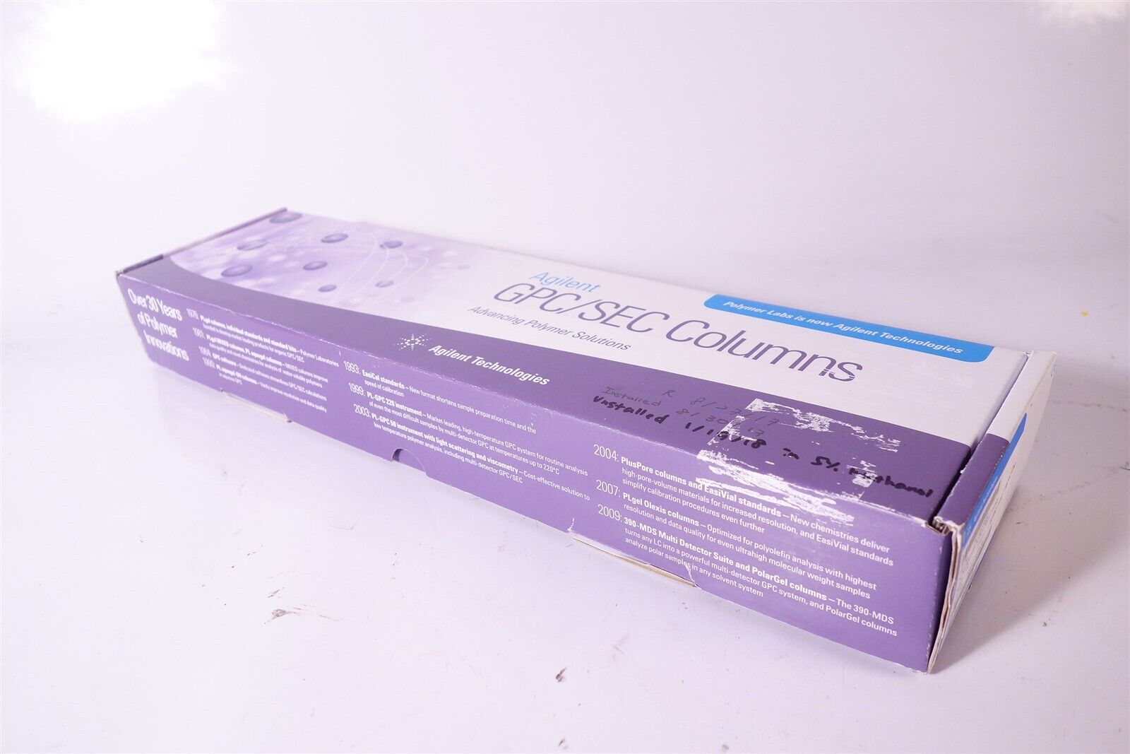 Agilent PL1120-6830 PL aquagel-OH 30, 7.5 x 300 mm, 8 µm HPLC column 