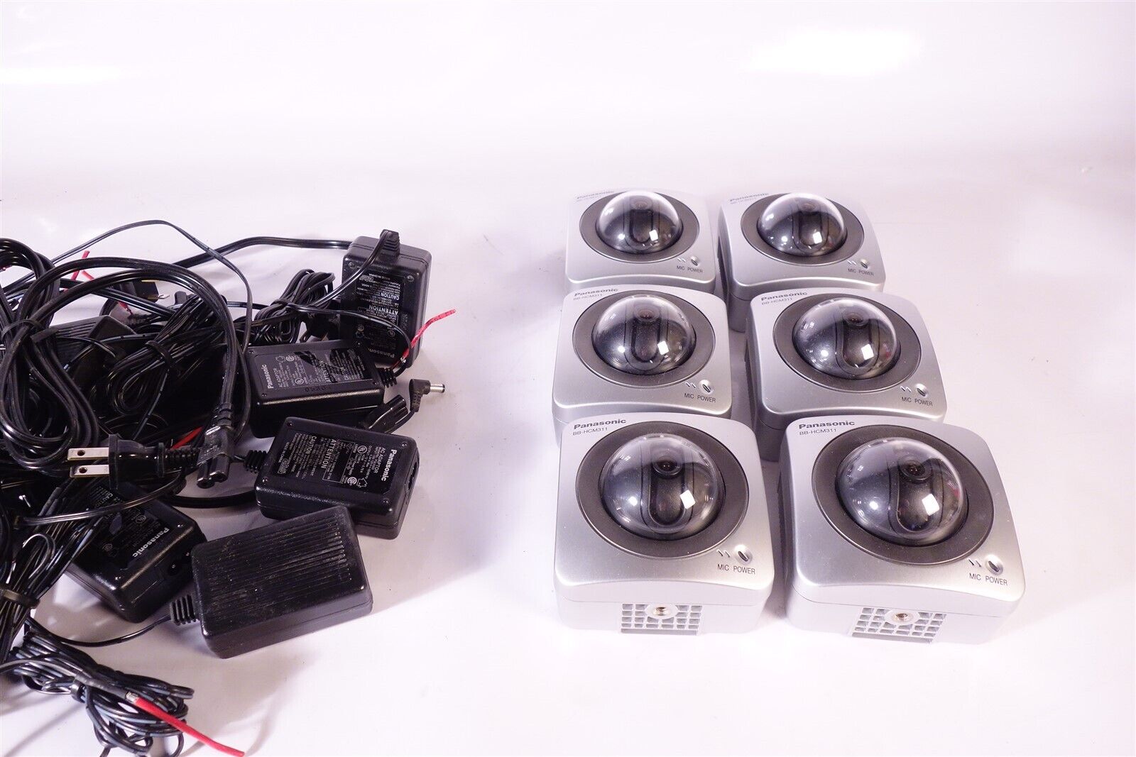 Lot of 6 Panasonic BB-HCM311 + Power Supplies / Working Condition 