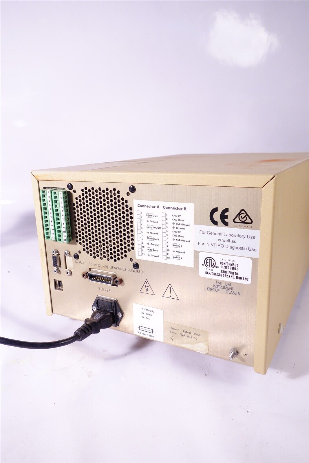 Waters 2487 Dual Lambda Absorbance Detector WAT081110 No Cell 