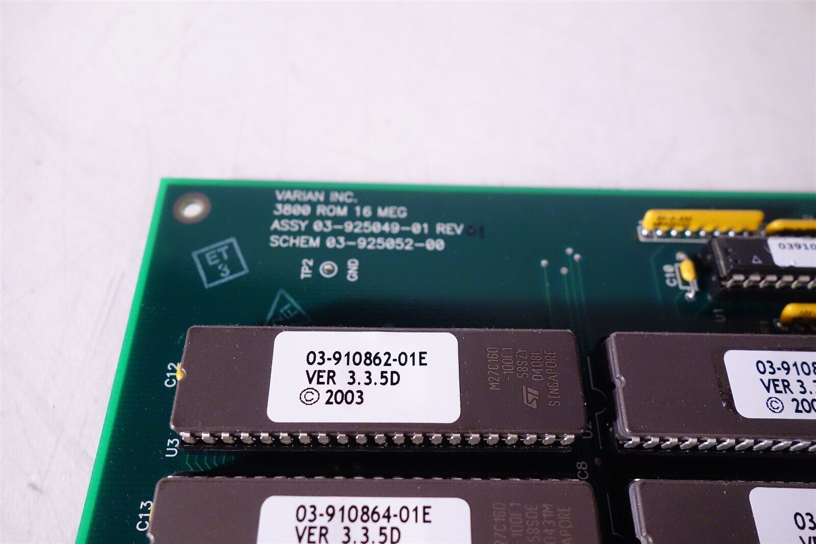 Varian 3800 Rom 16 MEG CP-3800 Saturn GC ROM 03-925049-01