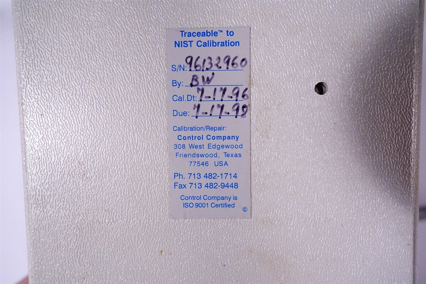 Fisher Scientific 11-661-7B Digital Traceable Hygrometer Thermometer Dew Point 
