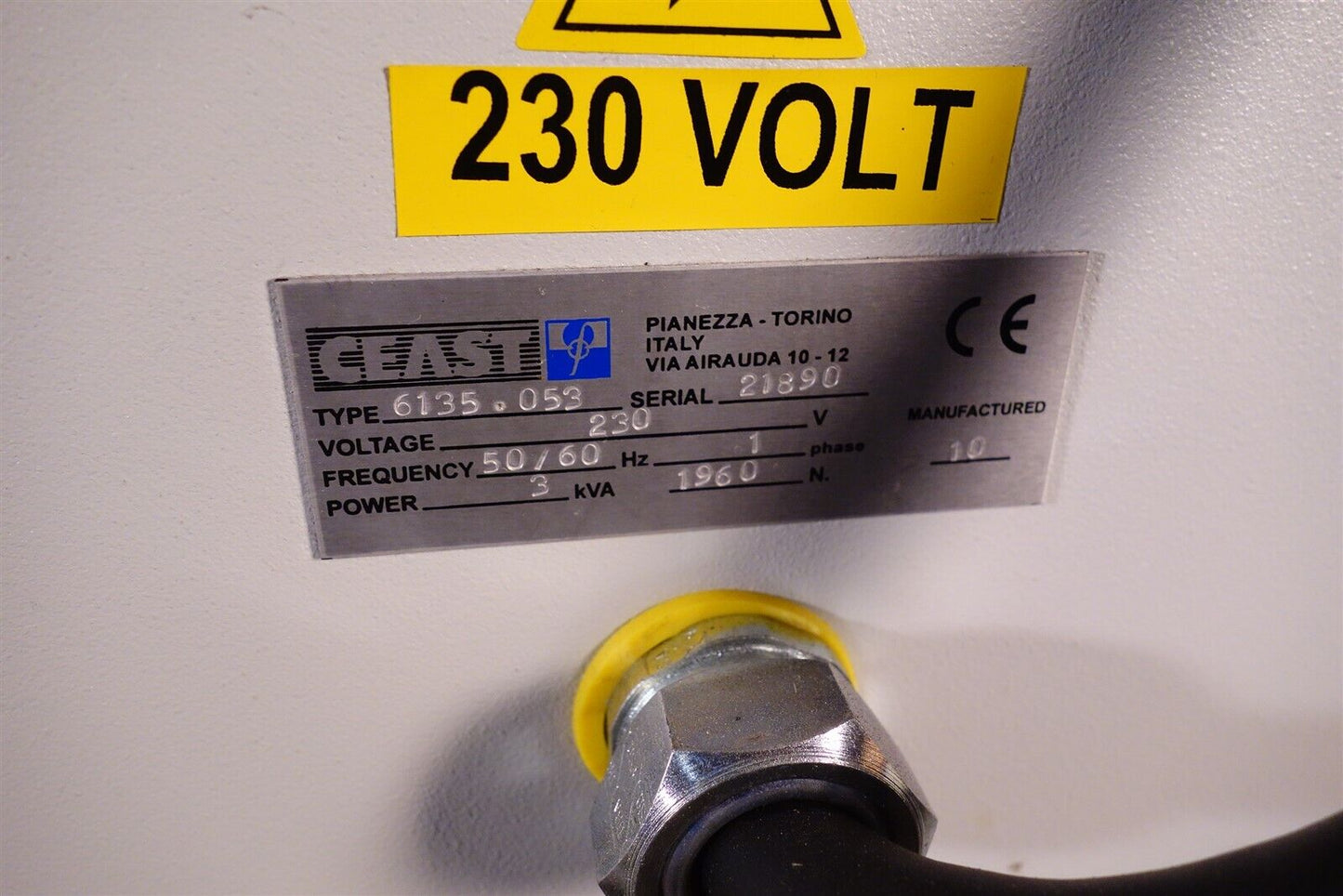 Ceast Instron Dielectric Rigidity Analyzer 6135-053